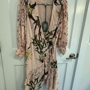 All Saints wrap dress size 4